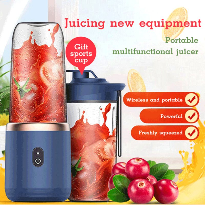 6 blade Portable Blender with USB charging