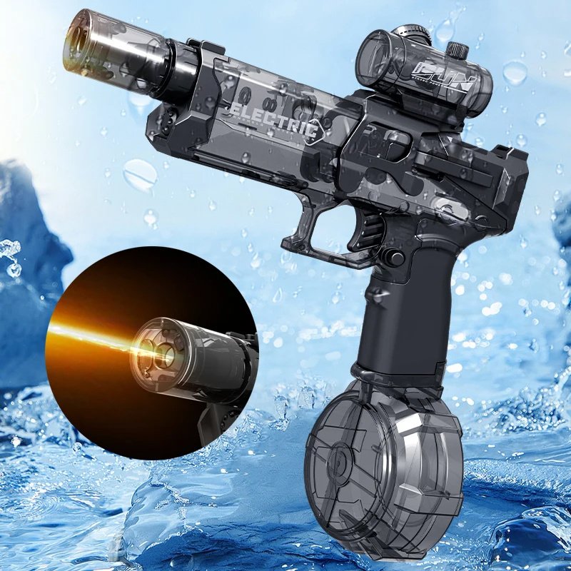 Classic Toy Water Pistol with Cool lights
