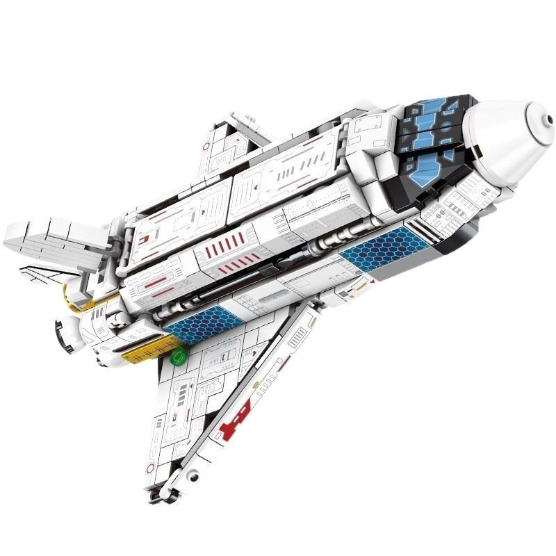 Building Blocks Spacecraft Space Rocket Combination Assembled Aircraft Model Children's Educational Puzzle Small Toys - Image 6