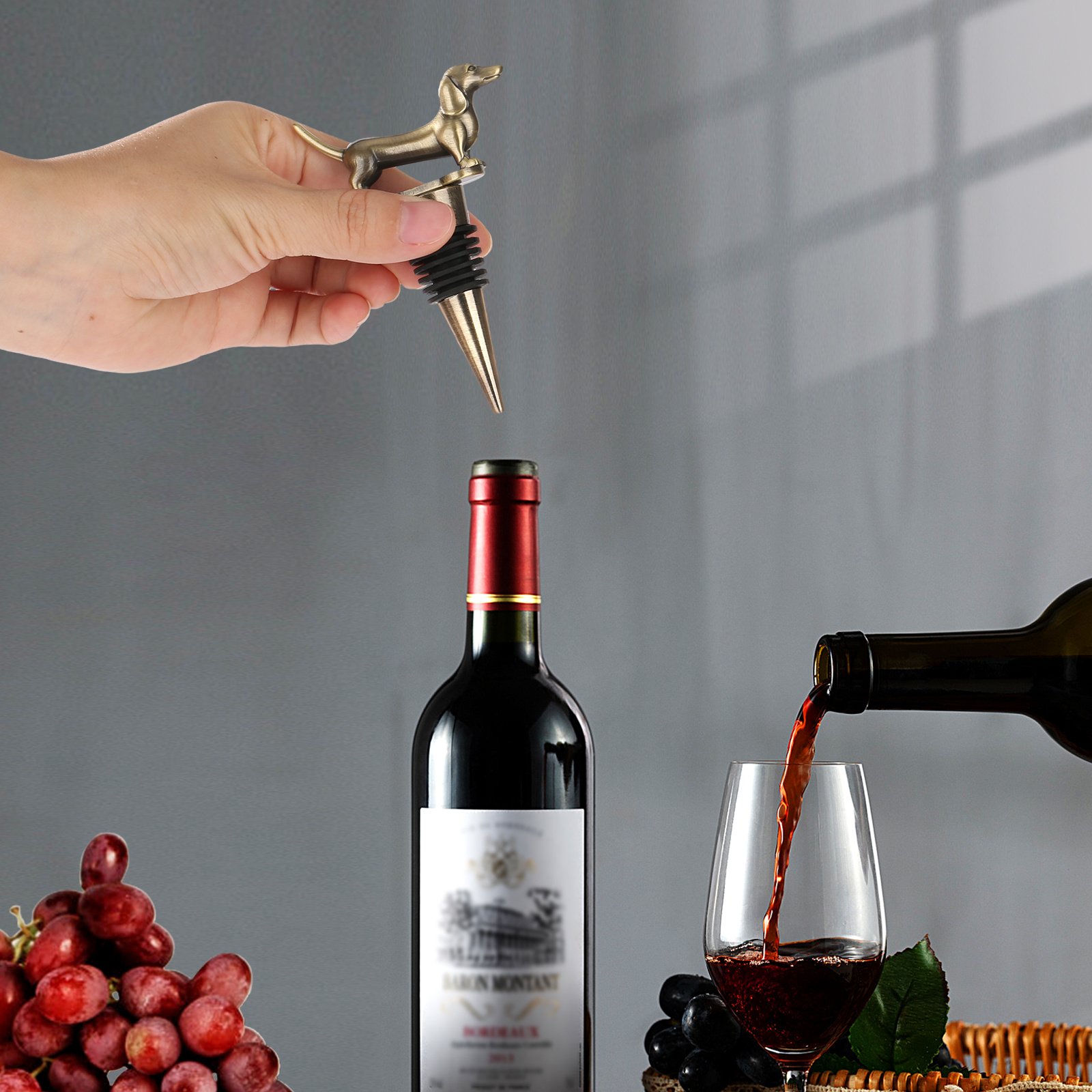 A Dachshund-shaped Red Wine Stopper - Image 4