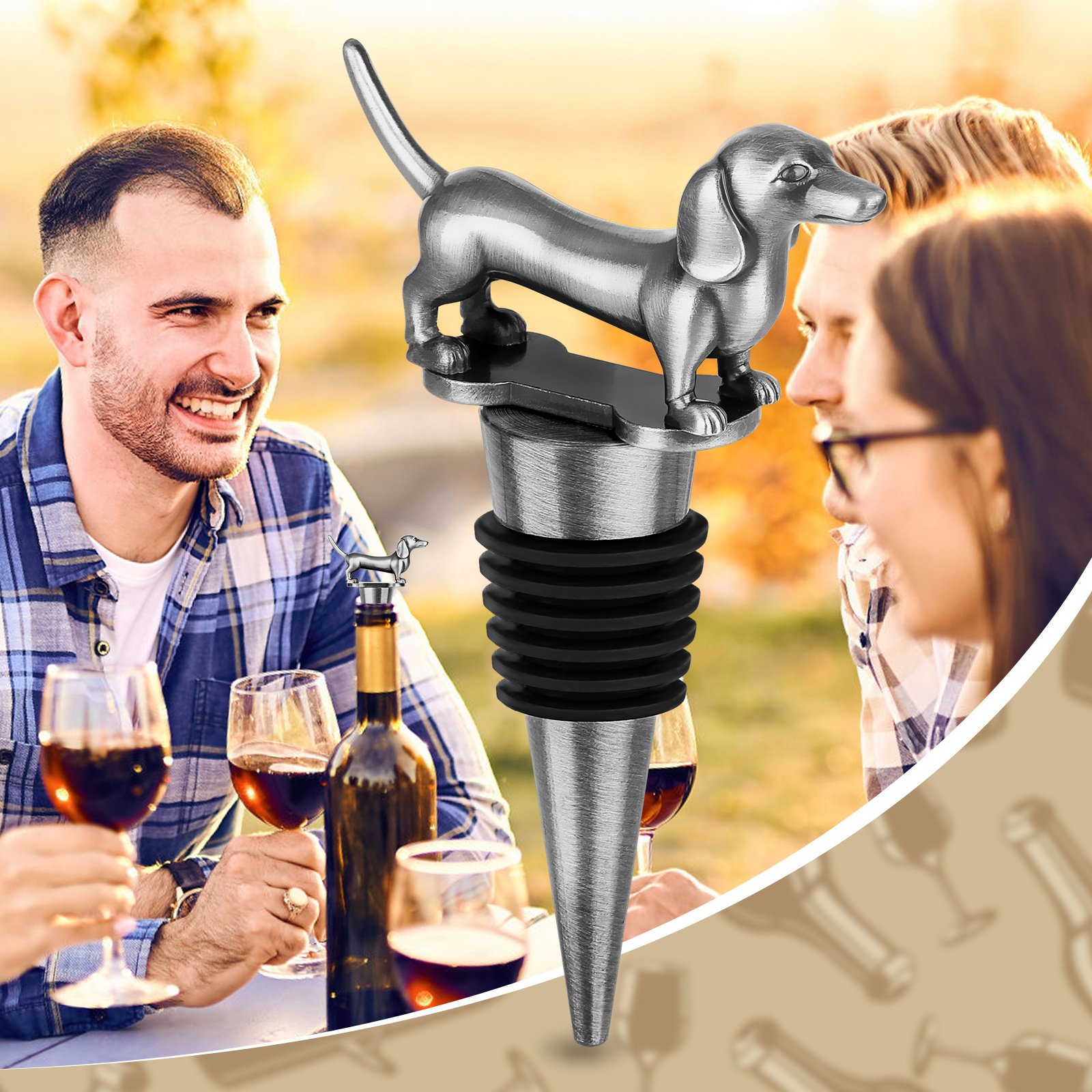 A Dachshund-shaped Red Wine Stopper - Image 7