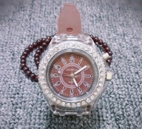 LED Luminous Watches Geneva Women Quartz Watch Women Ladies Silicone Bracelet Watches - Image 9