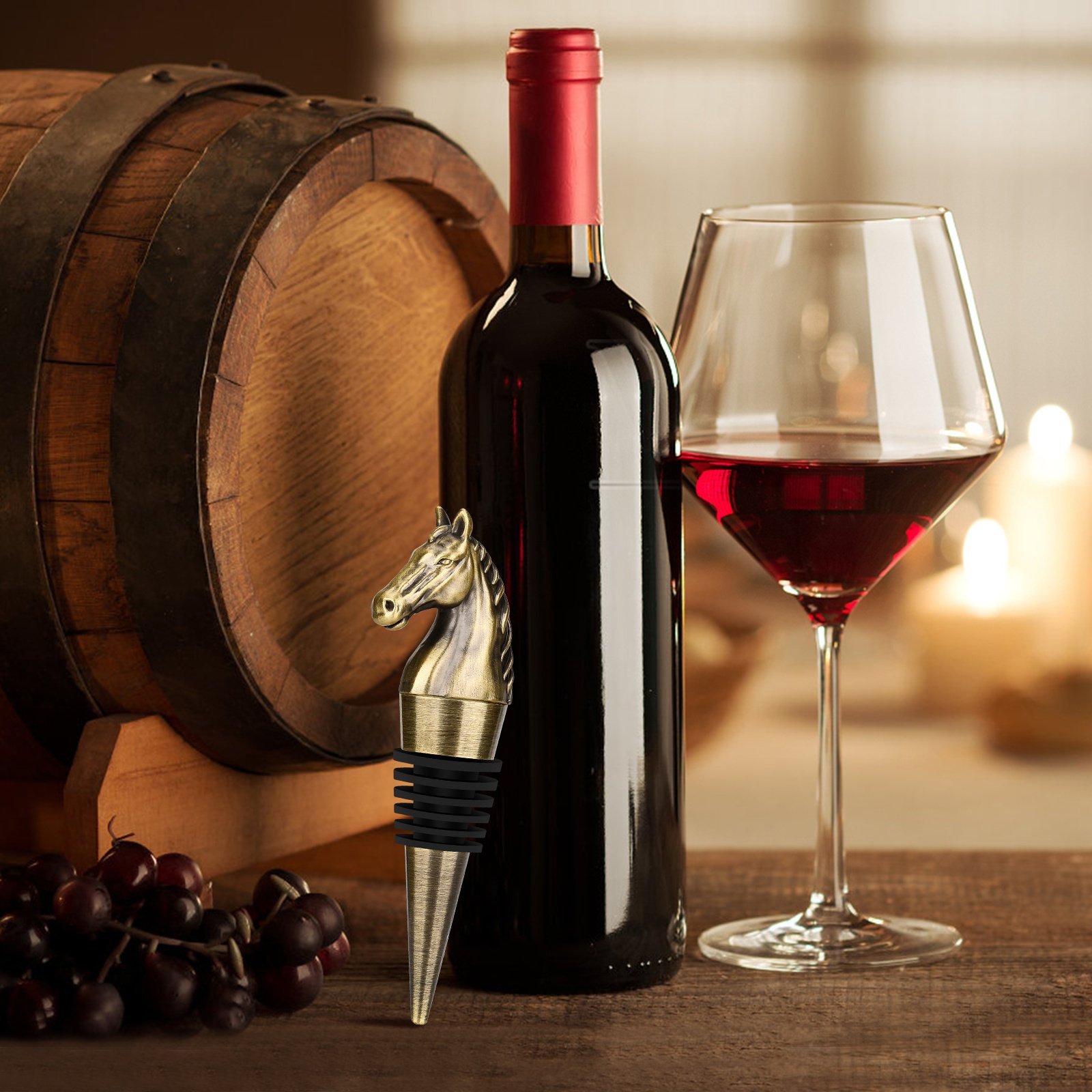 Luxury Horse Head Wine Bottle Stopper - Image 9