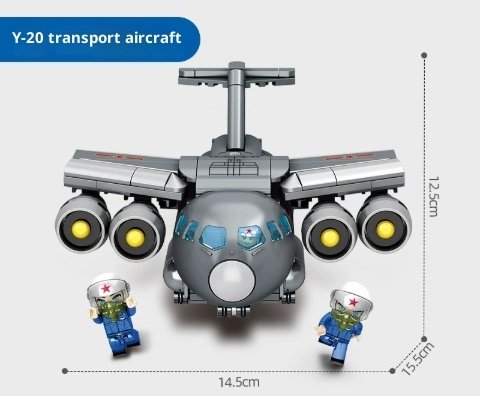 Building Blocks Spacecraft Space Rocket Combination Assembled Aircraft Model Children's Educational Puzzle Small Toys - Image 7