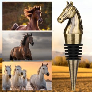 Luxury Horse Head Wine Bottle Stopper
